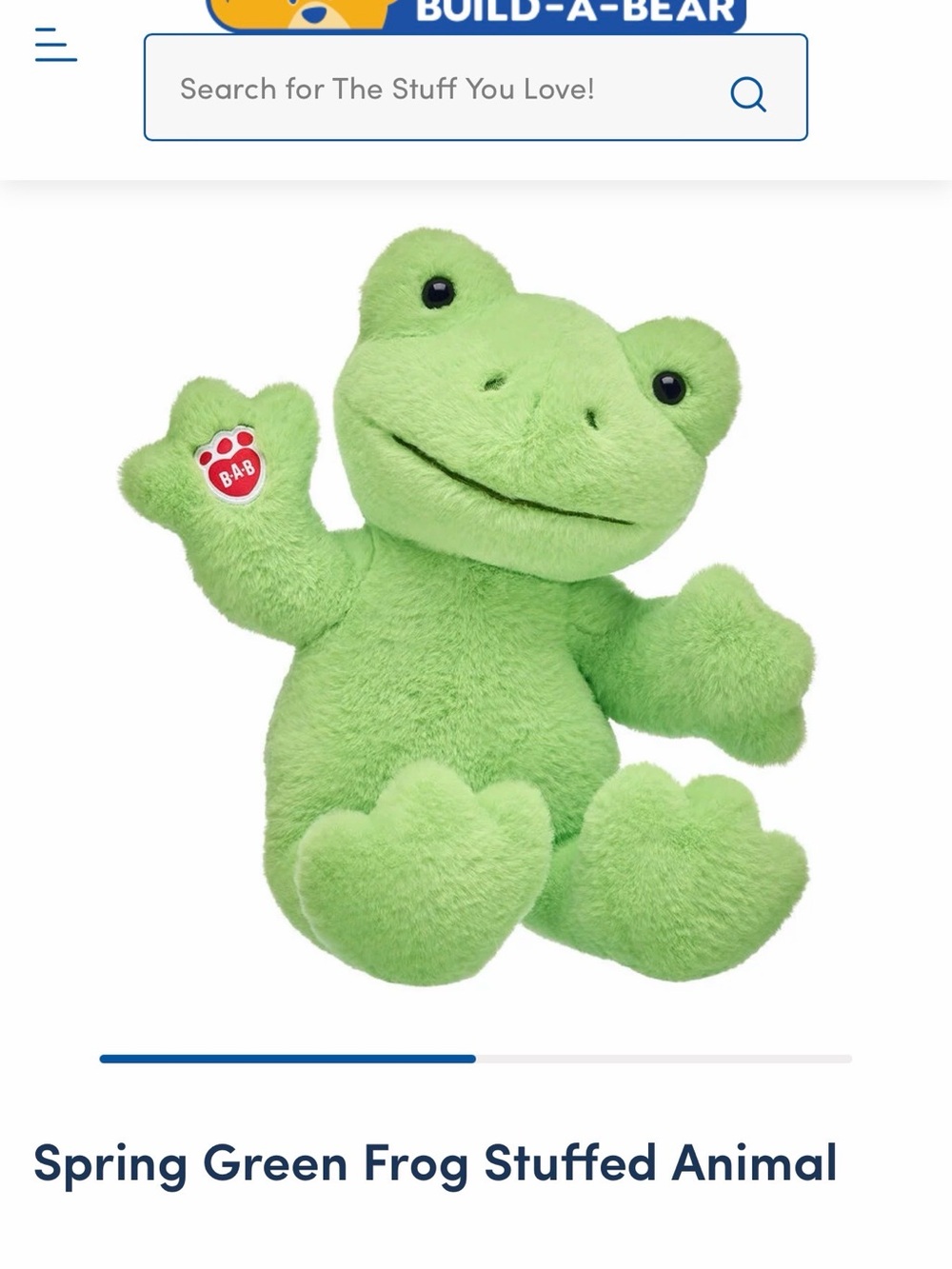 Build A Bear Spring Frog - Picture 4 of 4